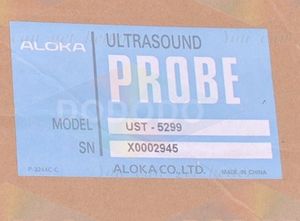 Aloka UST-5299 Phased Array Cardiac Ultrasound Probe
